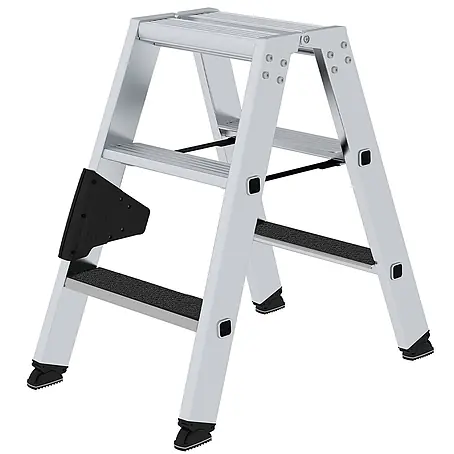 Munk  Stehleiter Stehleiter beidseitig begehbar mit clip-step R13 2x3 Stufen