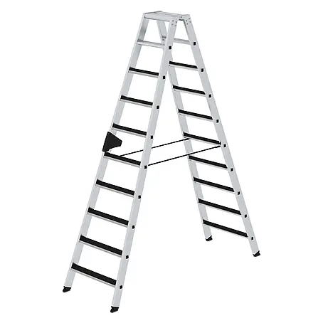Munk  Stehleiter Stehleiter beidseitig begehbar mit clip-step 2x10 Stufen