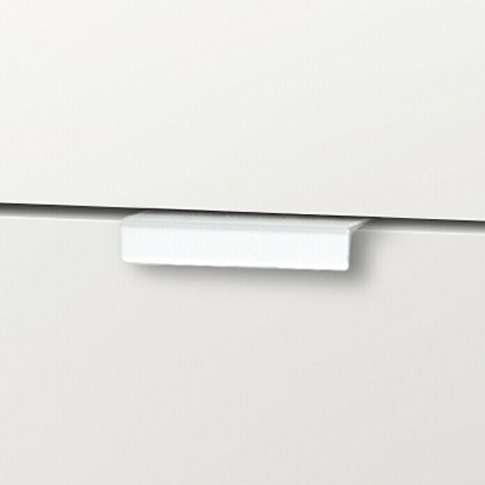 Express Möbel Nachttisch (L x B x H: 42 x 40 x 42 cm, Weiß, Anzahl Schubladen: 2 Stk.)