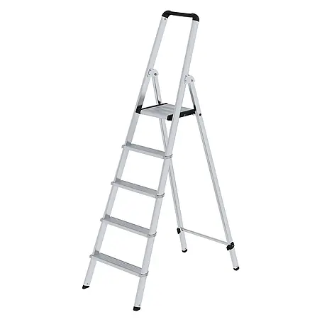 Munk  Stehleiter Stufenstehleiter ML einseitig begehbar 5 Stufen