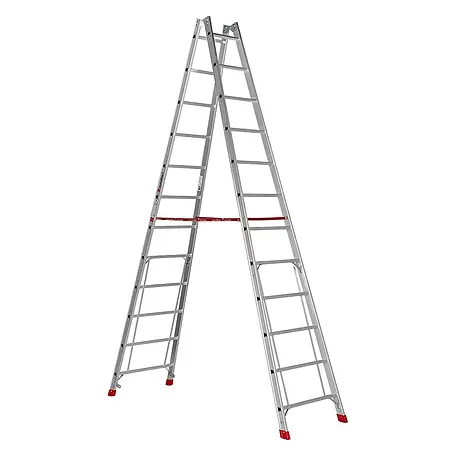 Euroline  Stehleiter Premium 305 Sprossenstehleiter 2x12 Sprossen