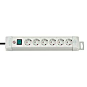 Brennenstuhl Premium-Line Steckdosenleiste (Anzahl Steckdosen Schuko: 8, Grau, Kabellänge: 3 m, Max. Anschlussleistung: 3.680)