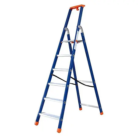 Facal  Stehleiter Stufenstehleiter QUADRA Picta S300 Epoxid-Lack 6 Stufen