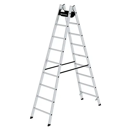 Munk  Stehleiter Sprossenstehleiter 2x9 Sprossen
