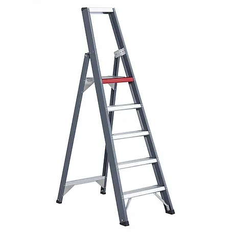 Altrex  Stehleiter Falco einseitig begehbare Stufenleiter FEO 5 Stufen