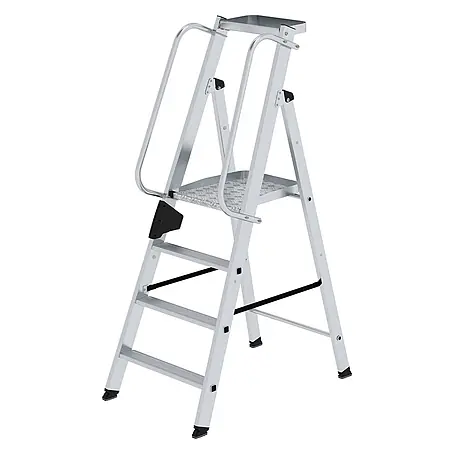 Munk  Stehleiter Aluminium-Stehleiter 4 Stufen