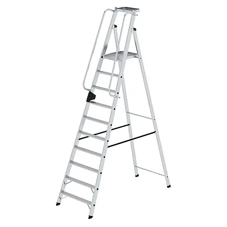 Munk  Stehleiter Aluminium-Stehleiter 10 Stufen