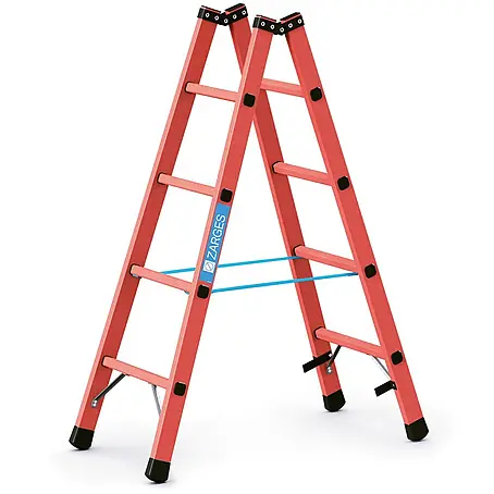 Zarges  Stehleiter Vollkunststoff-Sprossen-Stehleiter EFA B 2x4 Sprossen