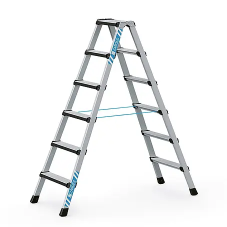 Zarges  Stehleiter Comfortstep B Stehleiter mit gepolsterter Stufen-Vorderkante 2x6 Stufen
