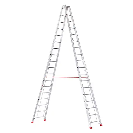 Euroline  Stehleiter Premium 305 Sprossenstehleiter 2x18 Sprossen