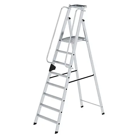 Munk  Stehleiter Aluminium-Stehleiter 8 Stufen