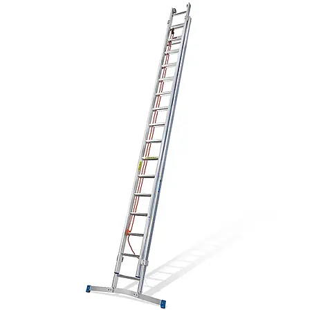 Mauderer  Seilzugleiter Bavaria Seilzugleiter 960 mit gebogener Traverse 2x16 Dreikantsprossen