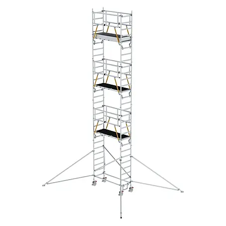 Munk  Rollgerüst Rollgerüst FlexxTower SGX ergo mit klappbaren Dreieckauslegern und Schwenk