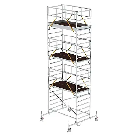 MUNK Rollgerüst SG mit Doppelplattform 1,35x2,45m Plattform 8,62m AH