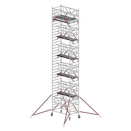 Altrex  Rollgerüst Fahrgerüst RS Tower 52-S Aluminium mit Safe-Quick und Holz-Plattform 12,20