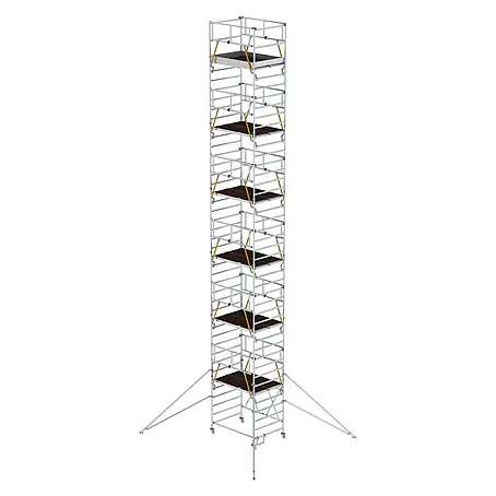 MUNK Klappgerüst SG 1,35x2,45m mit Ausleger und Sicherheitsgeländer 13,88m AH