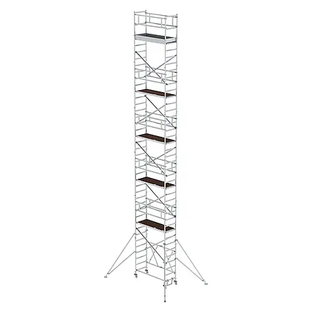 Munk  Rollgerüst Klappgerüst 0,75x1,80m Plattform, 12,80m Arbeitshöhe