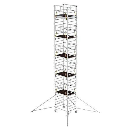 Munk  Rollgerüst Rollgerüst SG mit Doppelplattform 1,35x1,80m und Ausleger 12,35m AH