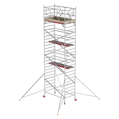 Altrex  Rollgerüst Fahrgerüst RS Tower 42 Aluminium mit Holz-Plattform 7,20m AH 1,35x2,45m