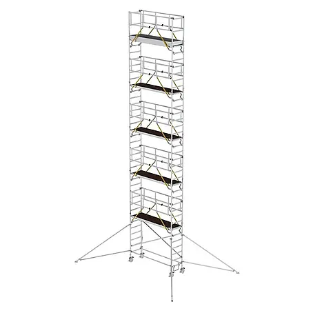 Munk  Rollgerüst Rollgerüst SG mit Ausleger 0,75x2,45m Plattform 12,35m AH