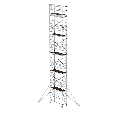 Munk  Rollgerüst Klappgerüst 0,75x1,80m Plattform, 11,80m Arbeitshöhe