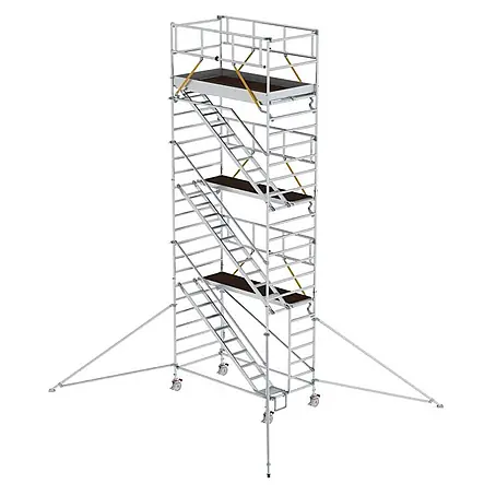 Munk  Rollgerüst Rollgerüst SG mit Schrägaufstiegen 1,35x2,45m und Ausleger 8,43m AH
