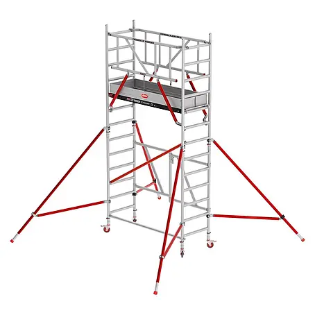 Altrex  Rollgerüst Klappgerüst RS Tower 54 Aluminium Holz-Plattform 0,75x1,85m ohne Safe-Quic