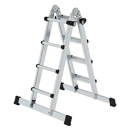 Munk  Teleskopleiter Teleskopleiter mit Traverse 4x4 Sprossen