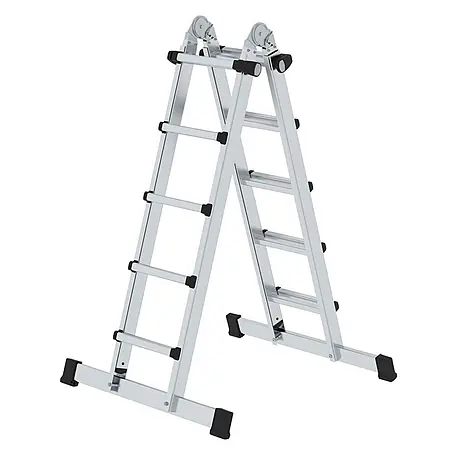 Munk  Teleskopleiter Teleskopleiter mit Traverse 4x5 Sprossen