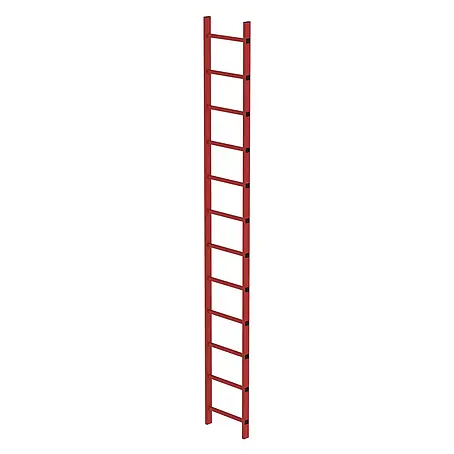 Munk  Steigleiter Schachtleiter aus GFK 400mm breit 12 Sprossen 3,36m lang