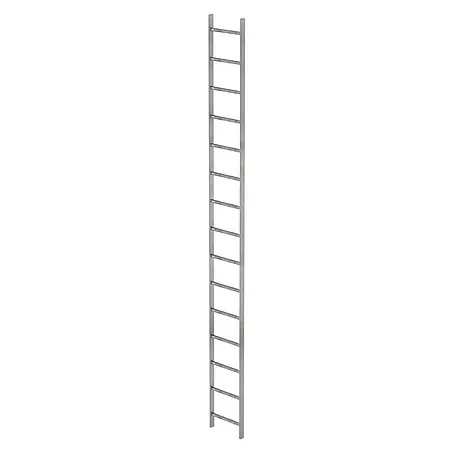 Munk  Steigleiter Schachtleiter Stahl verzinkt 400mm breit 15 Sprossen 4,20m lang