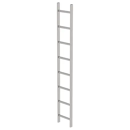Munk  Steigleiter Schachtleiter aus Edelstahl 300mm breit 8 Sprossen 2,24m lang