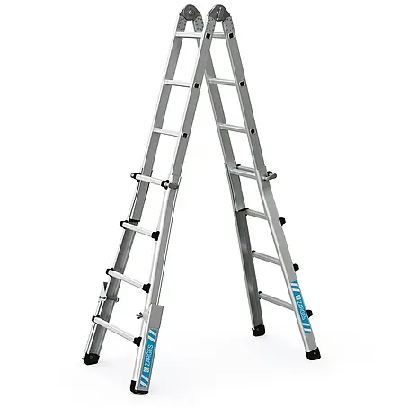 Zarges  Teleskopleiter Teleskop-Mehrzweckleiter Variomax V 4x4 Sprossen