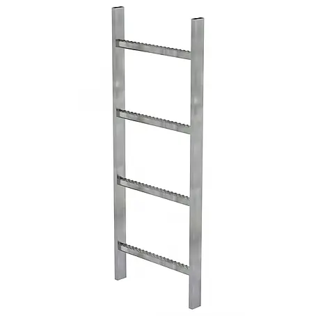 Munk  Steigleiter Schachtleiter Stahl verzinkt 400mm breit 4 Sprossen 1,12m lang