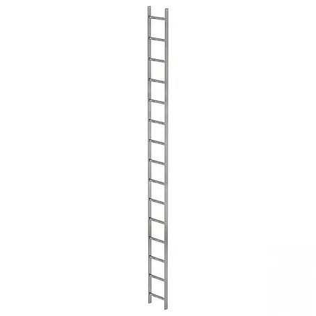 Munk  Steigleiter Schachtleiter Stahl verzinkt 300mm breit 15 Sprossen 4,20m lang