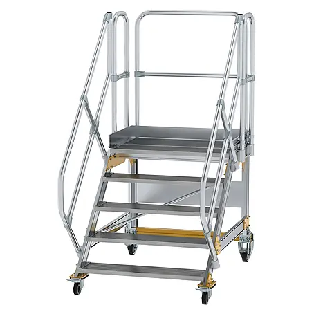 Munk  Treppenpodest Plattformtreppe fahrbar 45° Stufenbreite 1000mm 5 Stufen