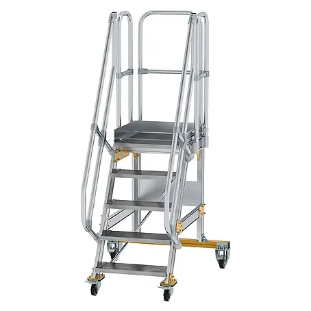 Munk  Treppenpodest Plattformtreppe fahrbar 60° Stufenbreite 600mm 5 Stufen
