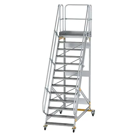 Munk  Treppenpodest Plattformtreppe fahrbar 60° Stufenbreite 1000mm 13 Stufen