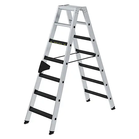 Munk  Stehleiter Stehleiter beidseitig begehbar mit clip-step R13 250kg 7 Stufen