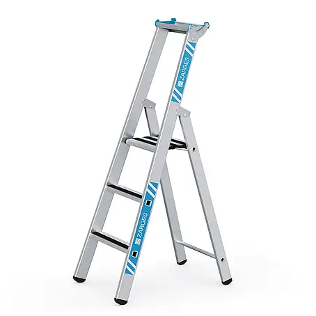 Zarges  Stehleiter gebördelte Stufen-Stehleiter R13step S 3 Stufen