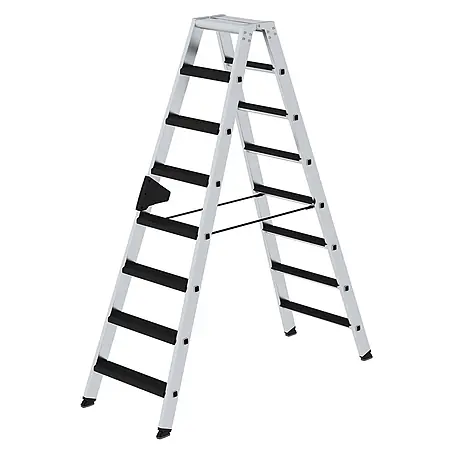 Munk  Stehleiter Stehleiter beidseitig begehbar mit relax-step 2x8 Stufen
