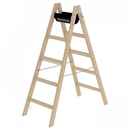 Munk  Stehleiter Holz Stehleiter 2x5 Sprossen