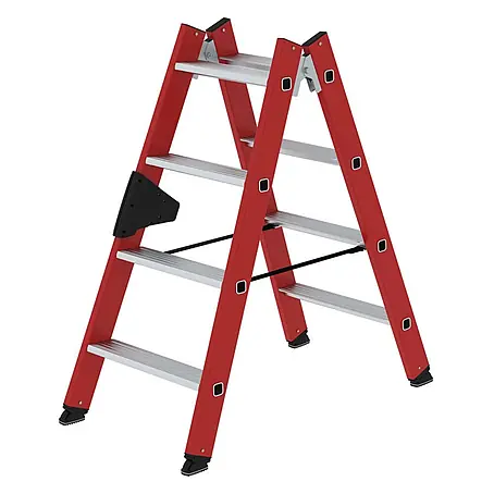 Munk  Stehleiter Kunststoff-Stehleiter 2x4 Stufen