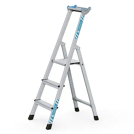 Zarges  Stehleiter genietete Stehleiter, eloxiert XLstep S 4 Stufen