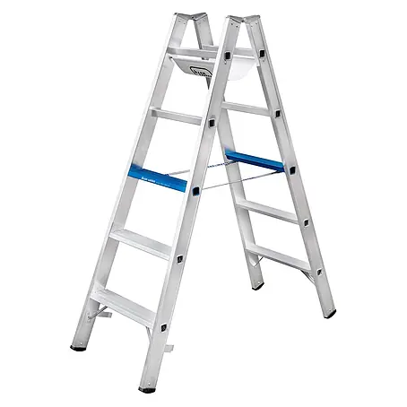Iller Leiter  Stehleiter Stufensteh Alu Ergo Plus mit 2x6 Stufen 3,06m AH