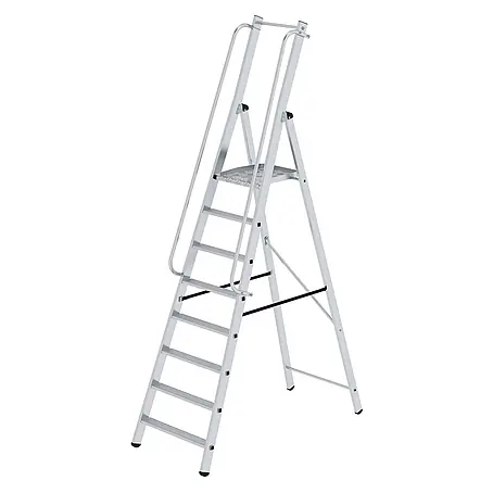 Munk  Stehleiter ML Bauleiter Aluminium-Stufenstehleiter 8 Stufen
