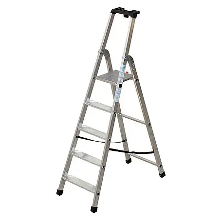 Facal  Stehleiter Stufenstehleiter QUADRA S300 Aluminium 4 Stufen