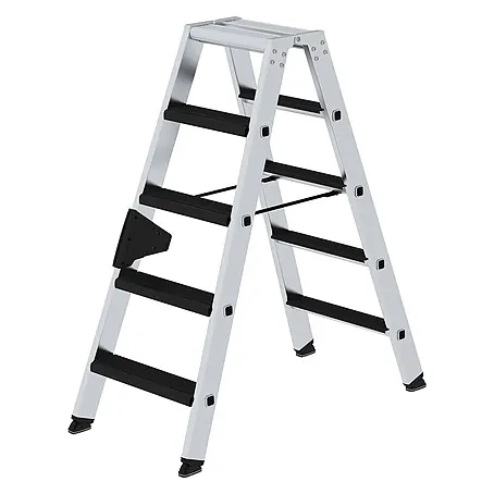 Munk  Stehleiter Stehleiter beidseitig begehbar mit relax-step 2x5 Stufen