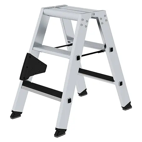 Munk  Stehleiter Stehleiter beidseitig begehbar mit clip-step 2x3 Stufen