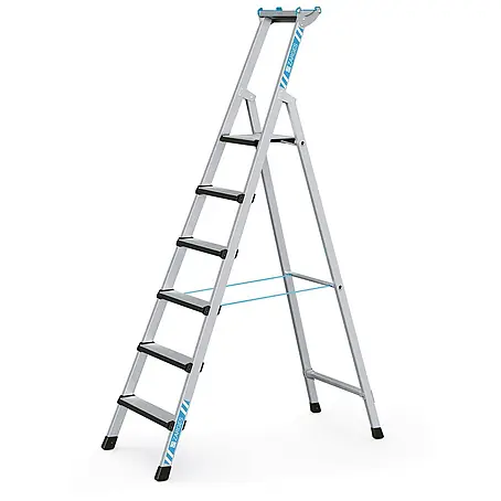 Zarges  Stehleiter Comfortstep S gebördelte Stehleiter mit gepolsterter Stufen-Vorderkante 6